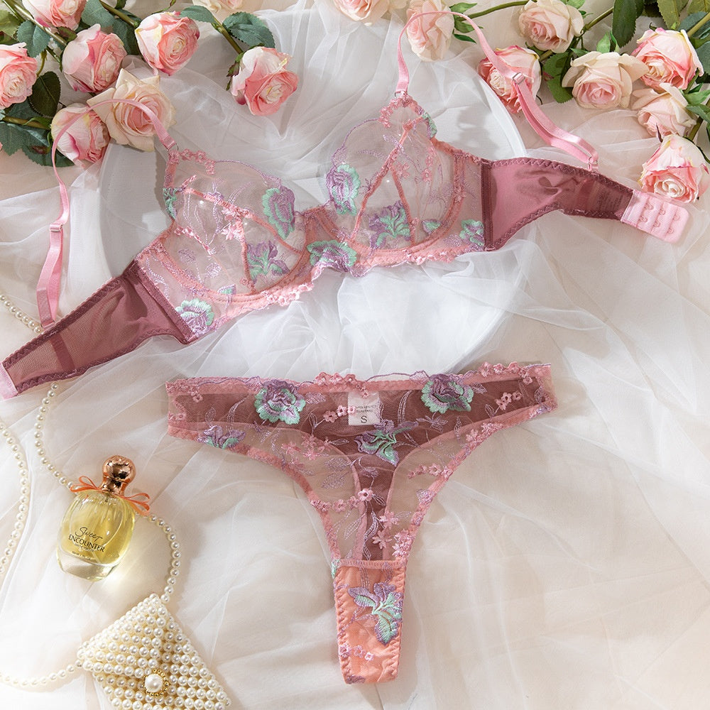 Delicate Lace Bralette Set