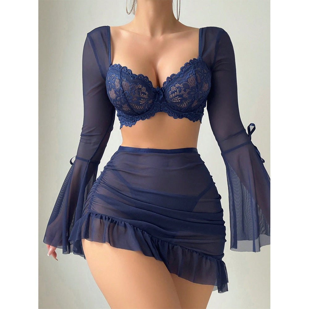 Whisper Lace Sheer Set