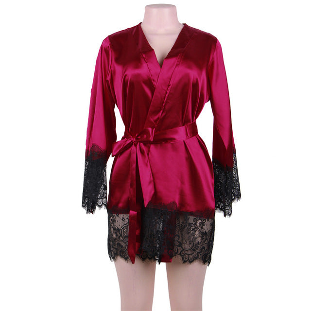 Red Silk Kimono