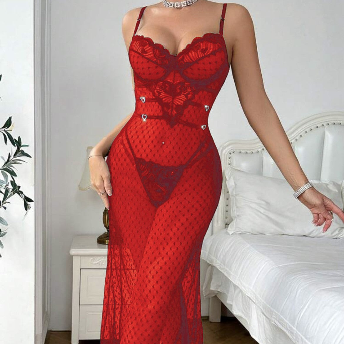 Crystal Negligee Set