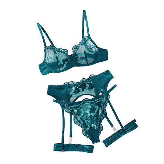 Aurora Embroidered Elegance Set