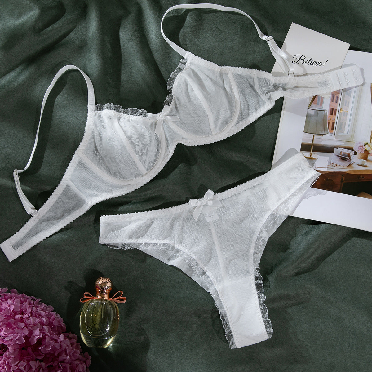 Innocent Desire - Three-Piece Lingerie Suit